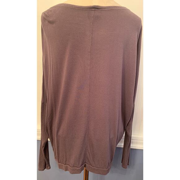 Large Buffalo Jeans Women's Lightweight Silk Sheer "Life as I Know It" Top - Picture 7 of 8